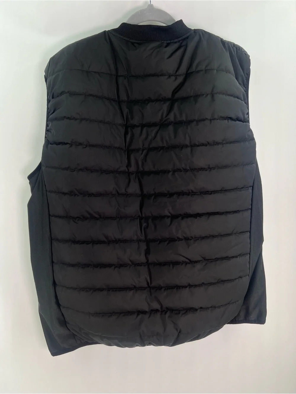 Men's Black USB Rechargeable Heated Lightweight Quilted Zip Front Puffer Vest XL